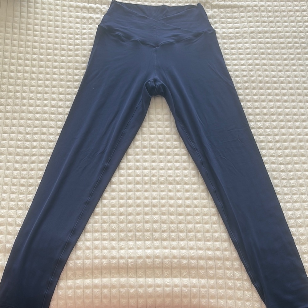 Navy Blue High-Waisted Leggings